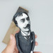 Eça de Queiroz figurine, greatest Portuguese writer - Literature gift! Collectible handmade art