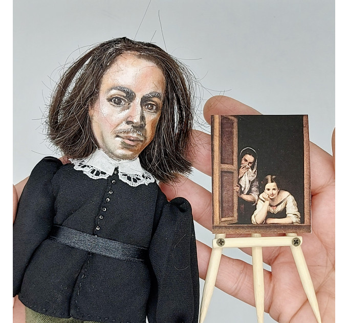 Bartolome Murillo figurine, Spanish Baroque painter - The History Of Art Teacher gift!