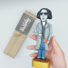 Fran Lebowitz figurine, American author, public speaker, actor - Gift for writers! Collectible art