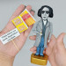Fran Lebowitz figurine, American author, public speaker, actor - Gift for writers! Collectible art