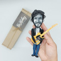 Bruce Springsteen figurine, American singer, guitarist - Music room decor