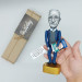 Noam Chomsky figurine, American professor, linguist - Academic gift! Literary decor