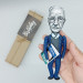 Noam Chomsky figurine, American professor, linguist - Academic gift! Literary decor