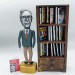 John Rawls figurine, American moral, legal, political philosopher - Unique philosophy gift!