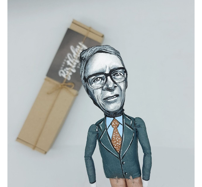 John Rawls figurine, American moral, legal, political philosopher - Unique philosophy gift!