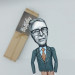 John Rawls figurine, American moral, legal, political philosopher - Unique philosophy gift!