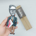 John Rawls figurine, American moral, legal, political philosopher - Unique philosophy gift!