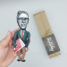 John Rawls figurine, American moral, legal, political philosopher - Unique philosophy gift!
