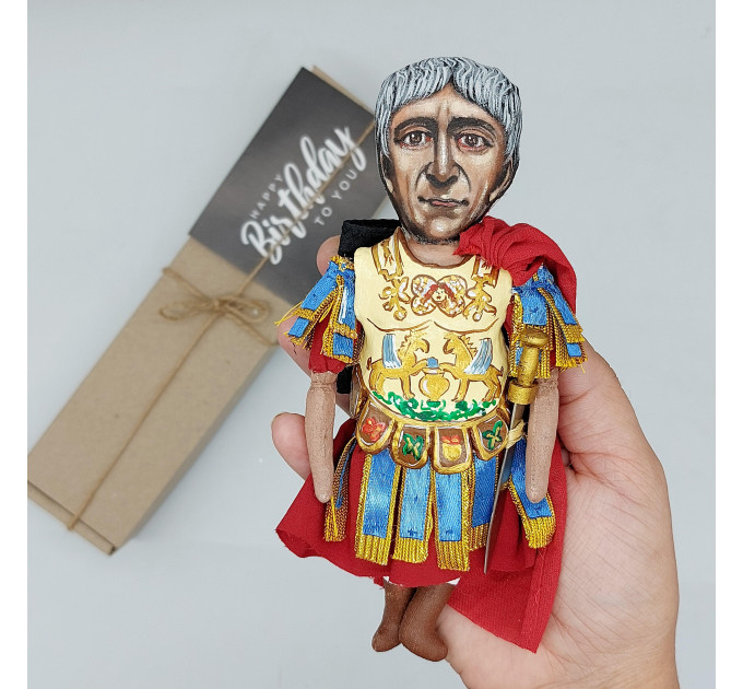 Roman emperor Trajan figurine - Ancient Roman history art