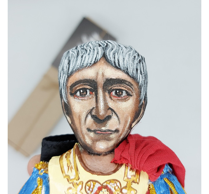 Roman emperor Trajan figurine - Ancient Roman history art