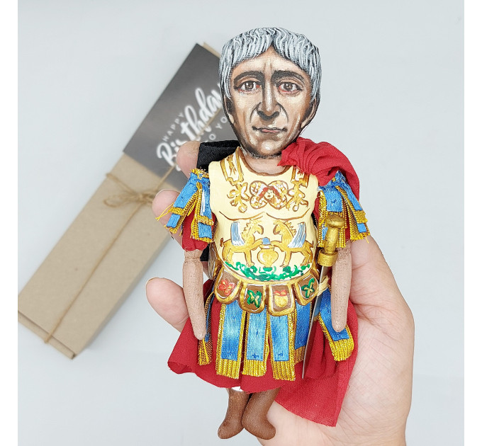 Roman emperor Trajan figurine - Ancient Roman history art
