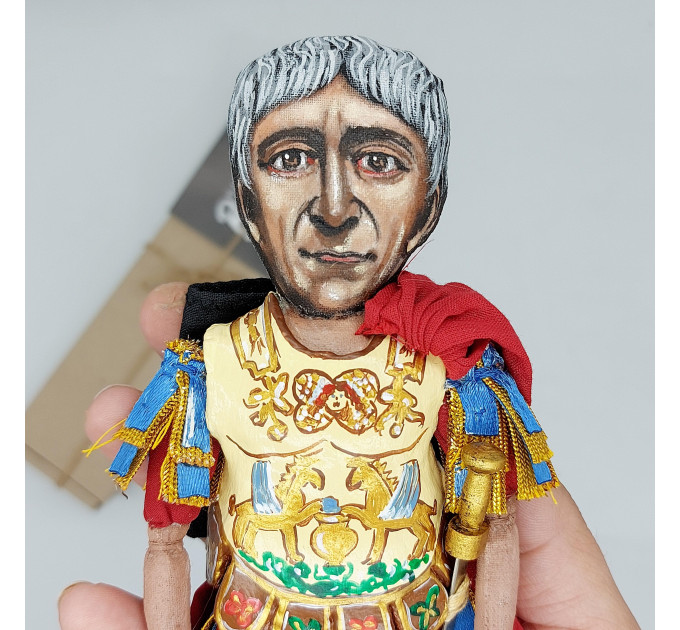 Roman emperor Trajan figurine - Ancient Roman history art