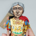 Roman emperor Trajan figurine - Ancient Roman history art