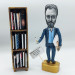 Christopher Hitchens figurine, famous  author and journalist - one of the "Four Horsemen" of New Atheism