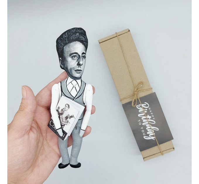 Jean Cocteau figurine, famous French poet, designer, film director, visual artist - Art lovers and collectors gift!