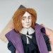 John Milton figurine, famous English poet, author poem Paradise Lost - Gift for poetry!