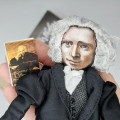 Laurence Sterne figurine, Anglican novelist, author The Life and Opinions of Tristram Shandy, Gentleman