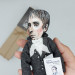 William Wordsworth figurine, famous English Romantic poet, author The Prelude - Bookish gift!