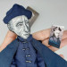 Francisco Suárez figurine, Spanish philosopher, theologian the School of Salamanca - Renaissance art