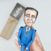 Santiago Calatrava figurine, Spanish-Swiss architect, engineer, sculptor, painter - Gift for architect!