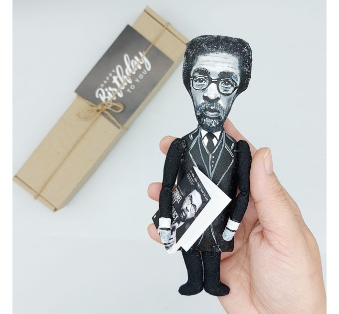 Cornel West figurine, American philosopher, political activist, intellectual - Gift for Thinkers!