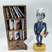 Kenzaburō Ōe figurine, famous Japanese writer, Nobel Prize - Gift for Readers