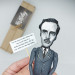 Marshall McLuhan figurine, famous Canadian philosopher, Intellectual Gift for Thinkers and Writers