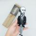 Paul Verlaine figurine, famous French poet, writer Symbolist and Decadent - Classic poetry art
