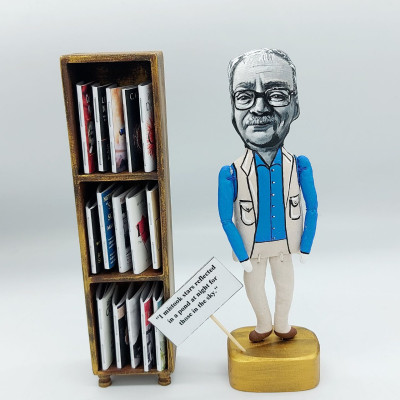 Andrzej Sapkowski figurine