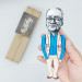 Andrzej Sapkowski figurine, Polish fantasy writer - Literary Gift for Book Lovers and Writers