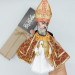 Saint Isidore of Seville figurine, author Etymologies - Medieval Scholar art