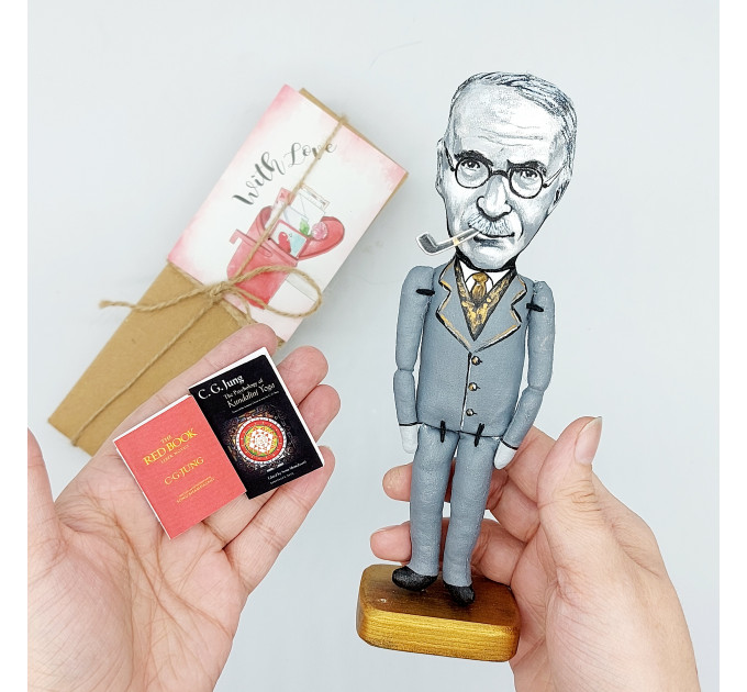 Carl Jung psychiatrist figurine - Physical therapist gift!