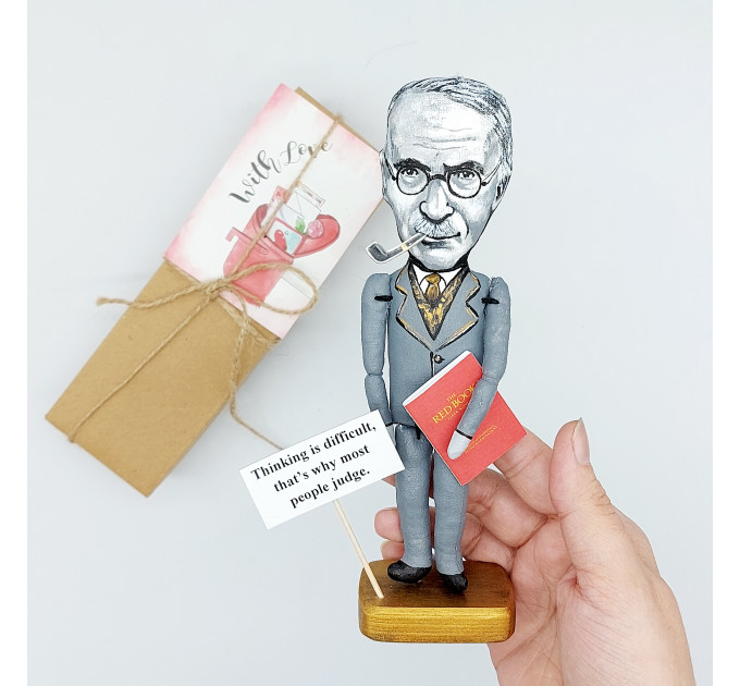Carl Jung psychiatrist figurine - Physical therapist gift!
