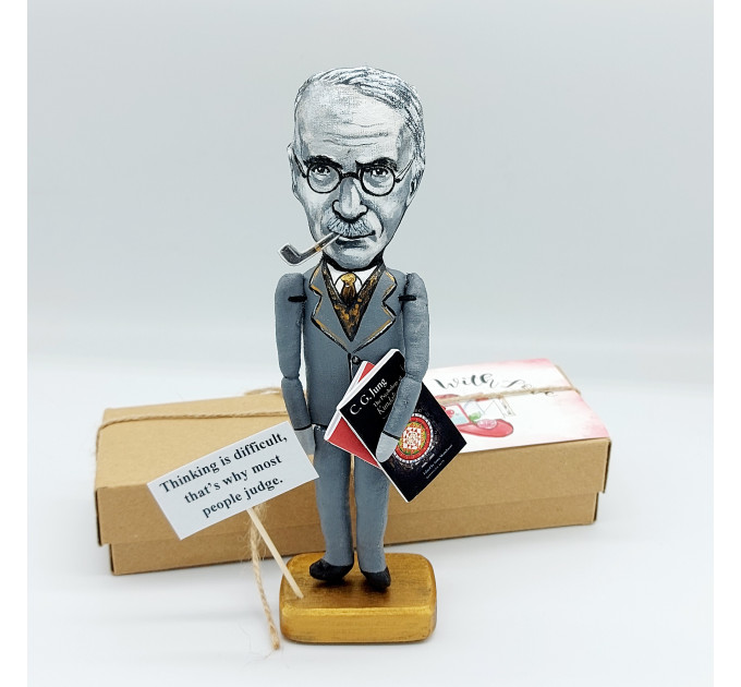 Carl Jung psychiatrist figurine - Physical therapist gift!