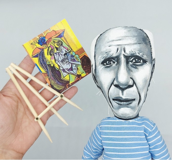 Pablo Picasso doll