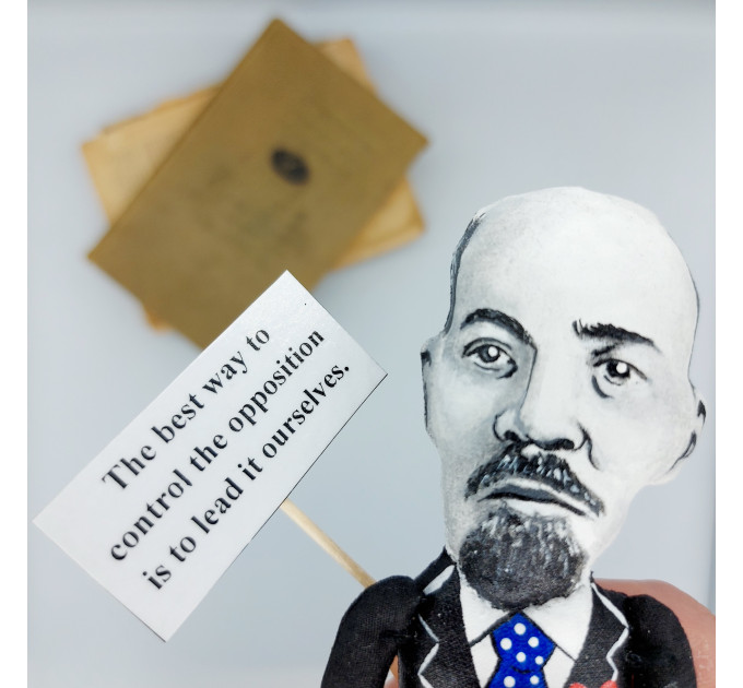 Vladimir Lenin figure - Philosophy Gift - Historical doll