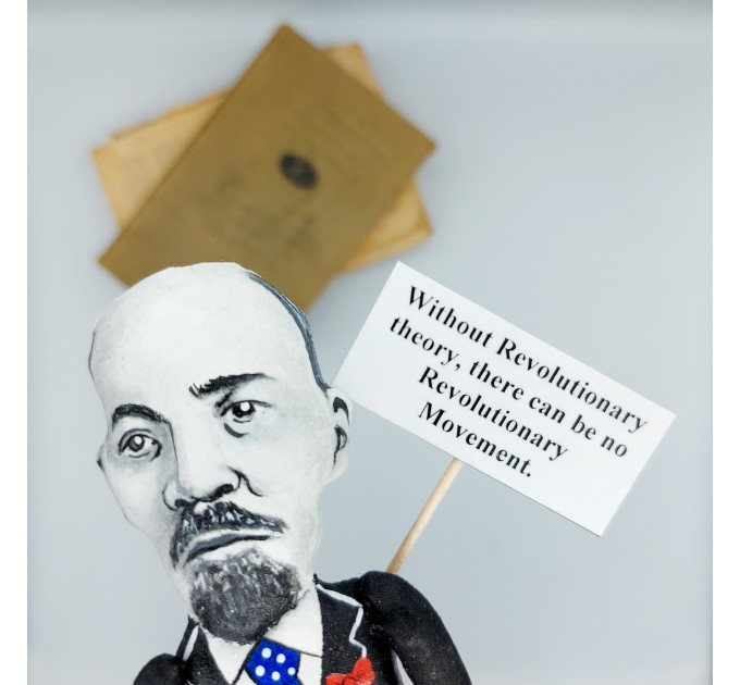 Vladimir Lenin figure - Philosophy Gift - Historical doll