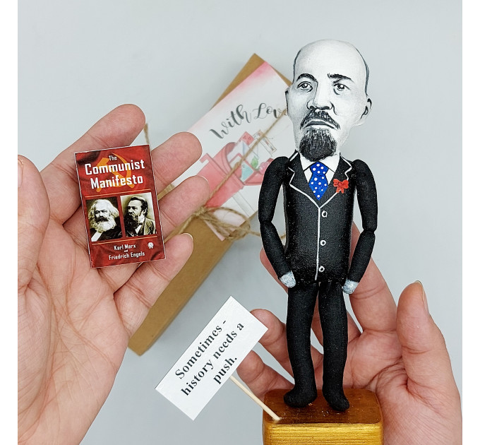 Vladimir Lenin figure - Philosophy Gift - Historical doll