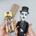 Charlie Chaplin comedian figure, Star Silent film era - Collectible doll