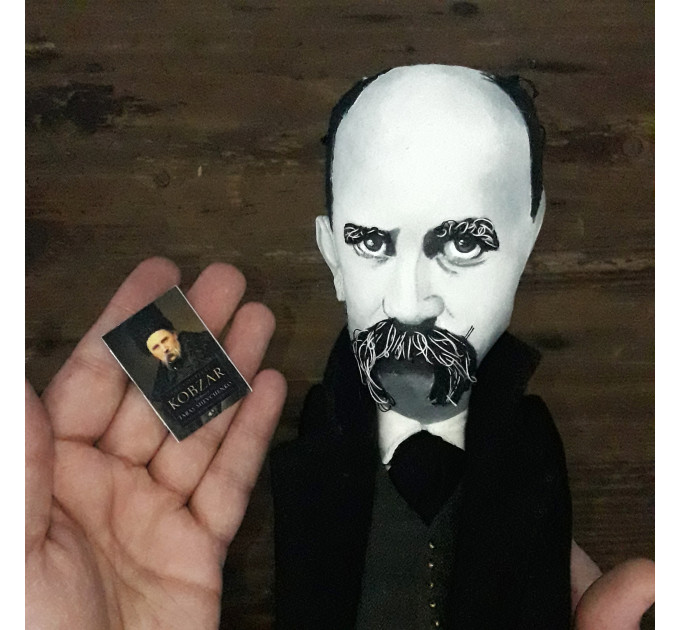 Taras Shevchenko - Kobzar, Ukrainian poet, writer doll - Literary gift! 