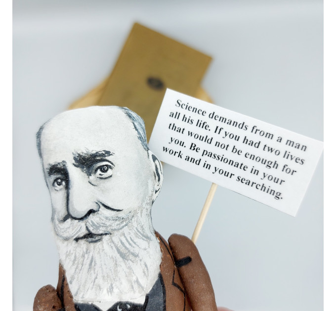 Ivan Pavlov famous physiologist figurine - Science teacher gift!