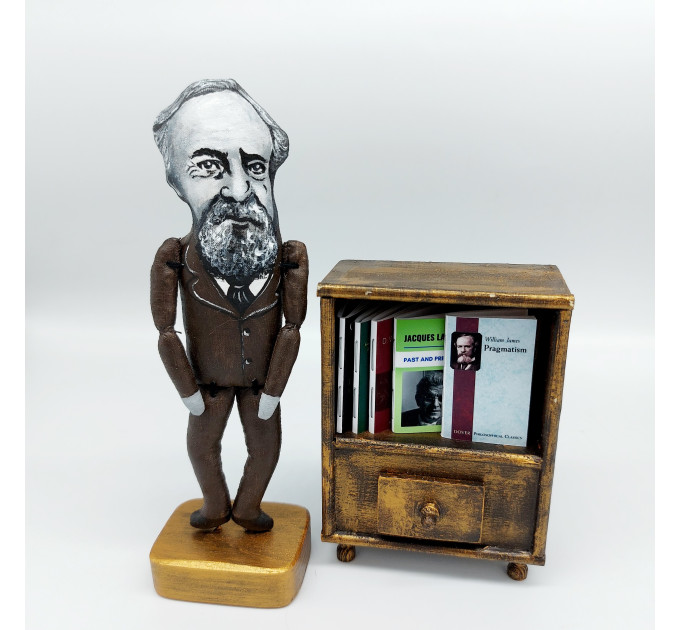 William James philosopher doll, psychologist Father of American psychology - Physical therapist gift!