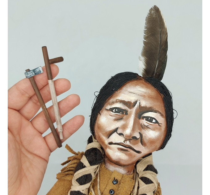 Sitting Bull historical doll