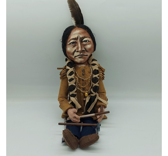 Sitting Bull historical doll