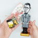 Jean Paul Sartre figurine, French philosopher - Philosophy Teacher Gift!