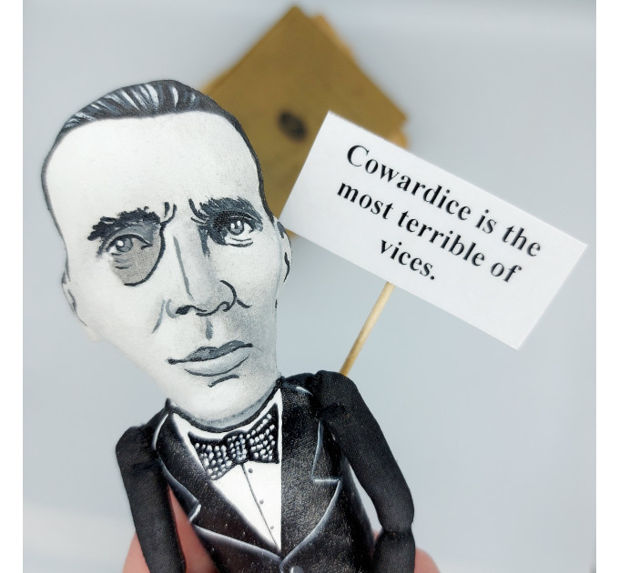 Mikhail Bulgakov famous writer, author - Gift For Book Lover! Collectible doll