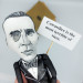 Mikhail Bulgakov famous writer, author - Gift For Book Lover! Collectible doll