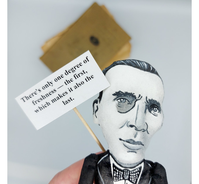 Mikhail Bulgakov famous writer, author - Gift For Book Lover! Collectible doll