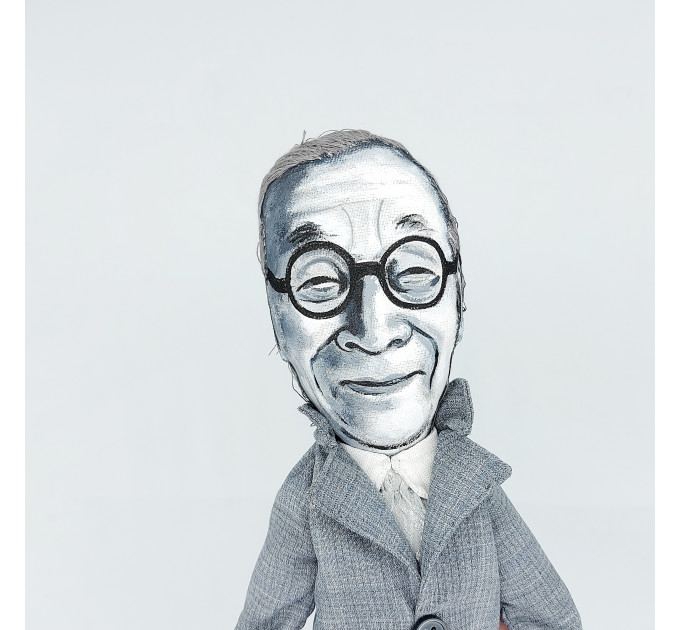 Ieoh Ming Pei famous architect doll