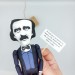 Edgar Allan Poe figure, Literary Gift for Readers! Collectible doll 